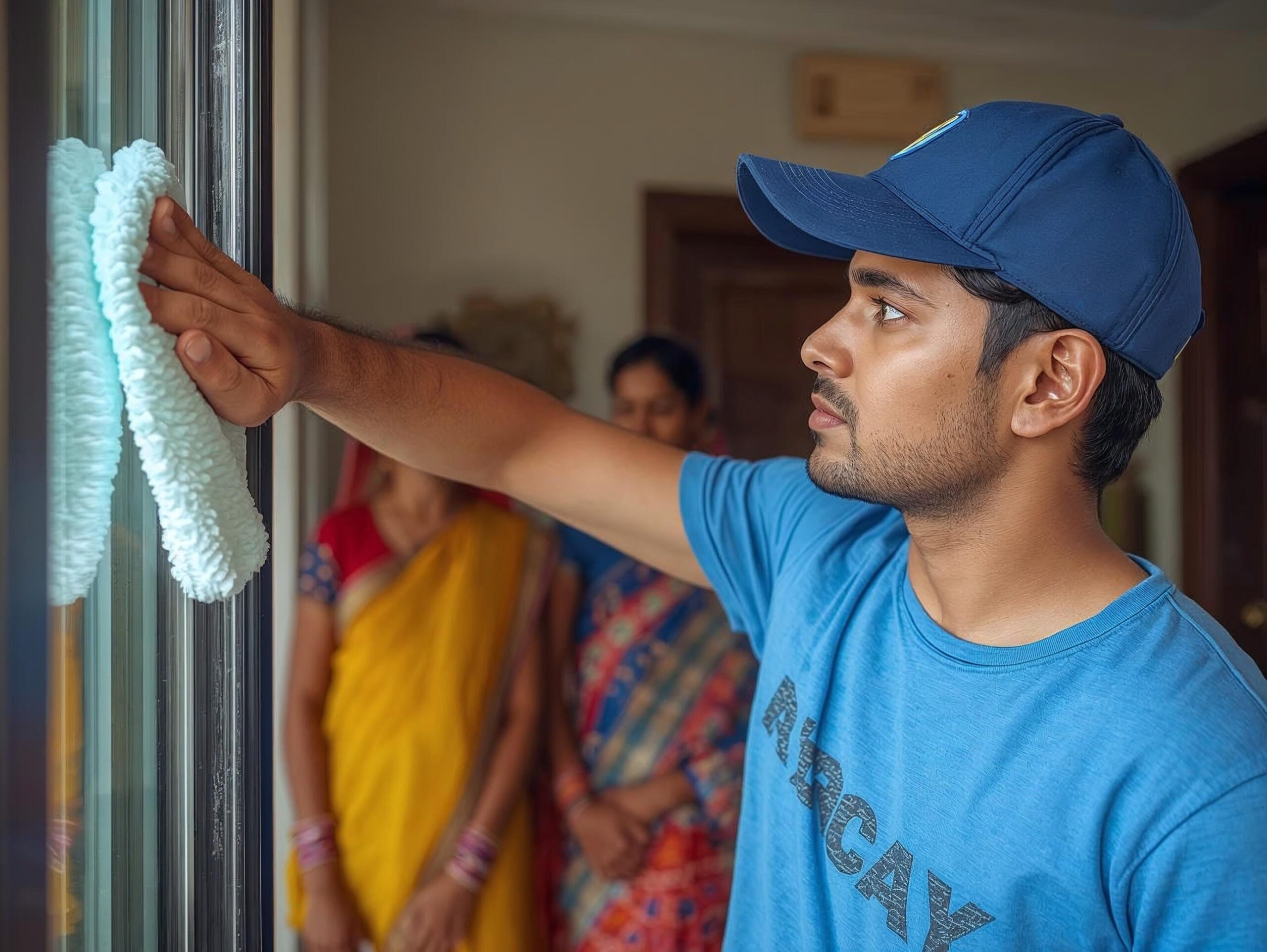 Glass cleaning Residential cleaning services in Delhi